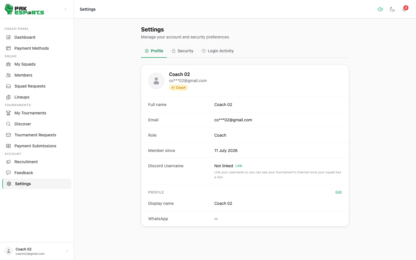 Settings — Discord Link Karna Zaroori